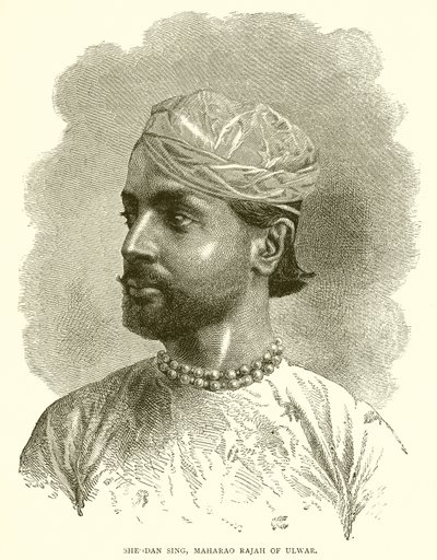 Sheodan Singh, Maharao Rajah van Ulwar door English School