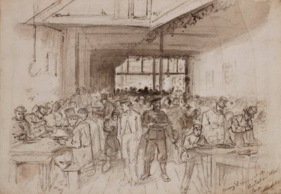 Penny diner bij de Australian Meat Company, c.1860 door English School