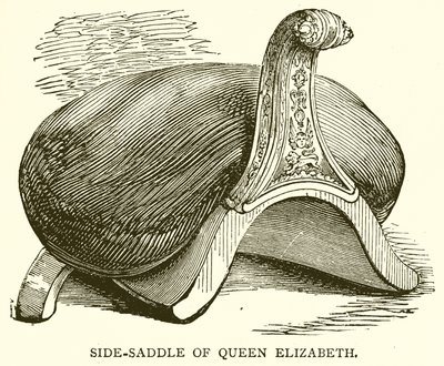 Zijzadel van koningin Elizabeth door English School