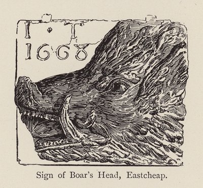 Uithangbord van het Boar