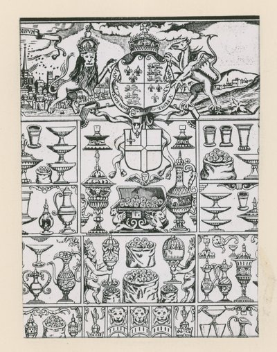 Zilveren plaat gepland als prijzen voor de loterij van 1569 door English School