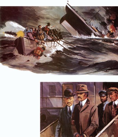 Zinken van de Titanic en arrestatie van Dr. Crippen door English School