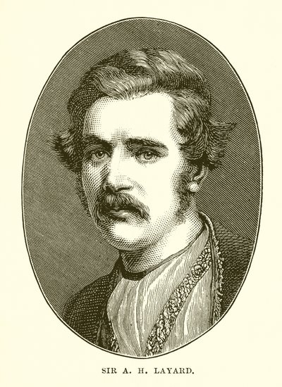 Sir A H Layard door English School