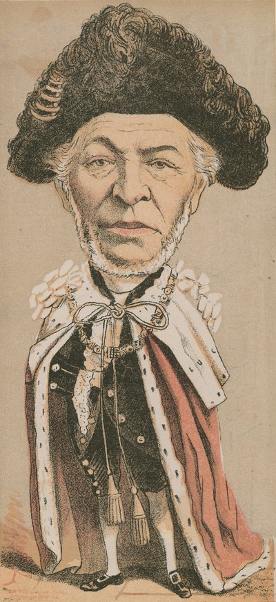 Sir Andrew Lusk, burgemeester van Londen 1860 door English School
