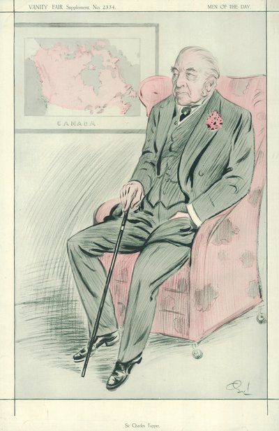 Sir Charles Tupper, 30 juli 1913, Vanity Fair cartoon door English School