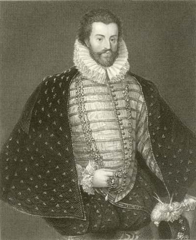 Sir Christopher Hatton door English School