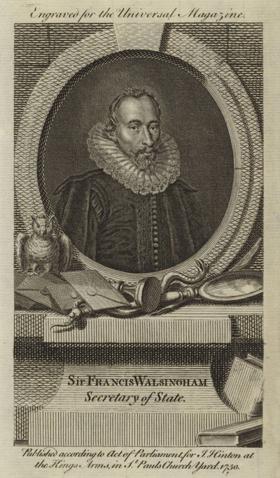 Sir Francis Walsingham, Staatssecretaris door English School