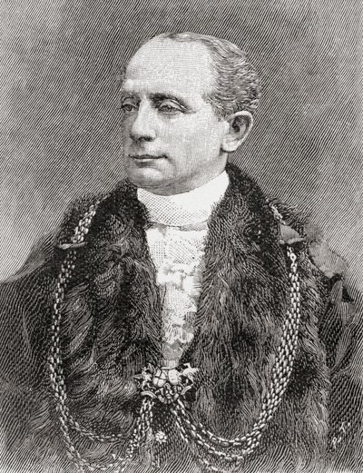 Sir George Faudel Faudel-Phillips door English School