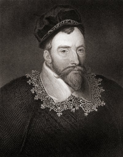 Sir John Maitland, uit Lodges British Portraits door English School