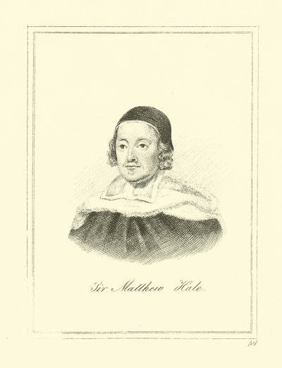 Sir Matthew Hale door English School
