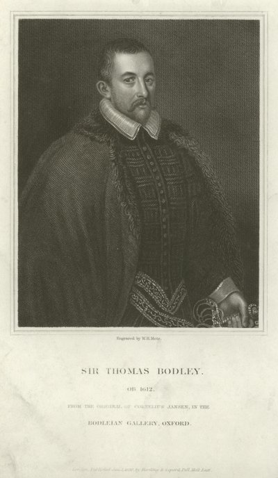 Sir Thomas Bodley, Engelse diplomaat en geleerde door English School