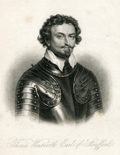 Sir Thomas Wentworth, 1e Graaf van Strafford (1593-1641) door English School