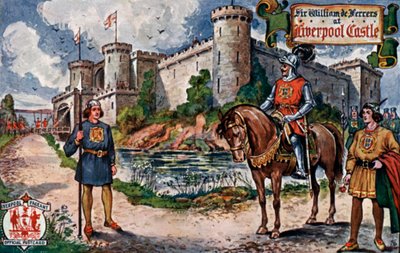 Sir William De Ferrers bij Liverpool Castle door English School