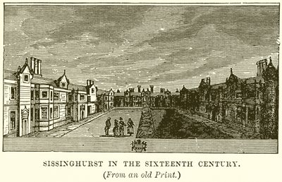 Sissinghurst in de zestiende eeuw door English School