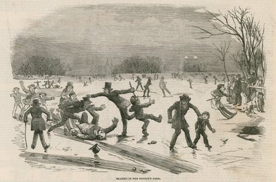 Schaatsen in de Regents Park door English School