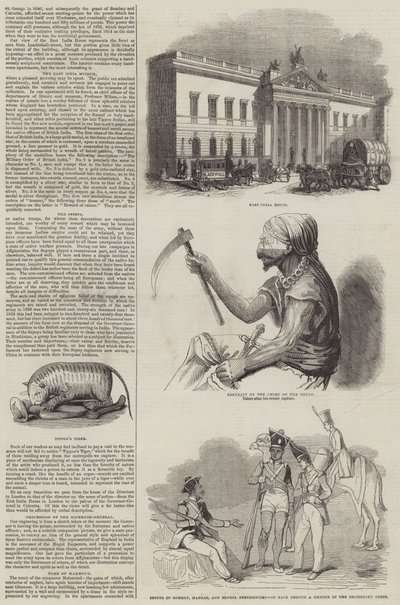 Schetsen van India (gravure) door English School