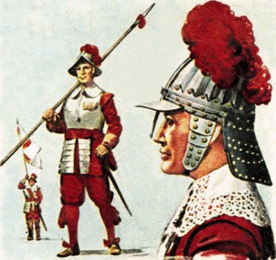 Soldaten van de Honourable Artillery Company door English School
