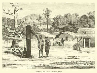 Sonthal Dorp, Rajmahal Heuvels door English School
