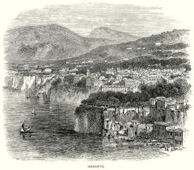 Sorrento (gravure) door English School