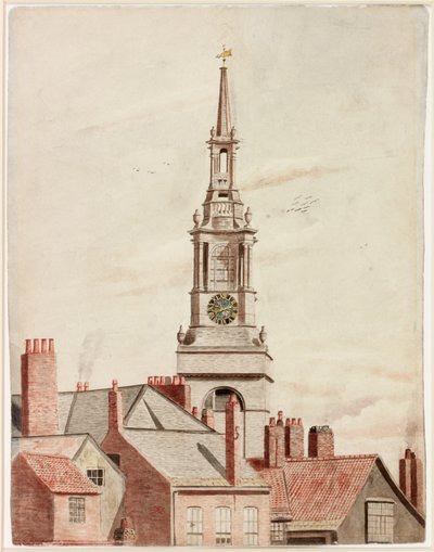 Spits van All Saints Parish Church door English School
