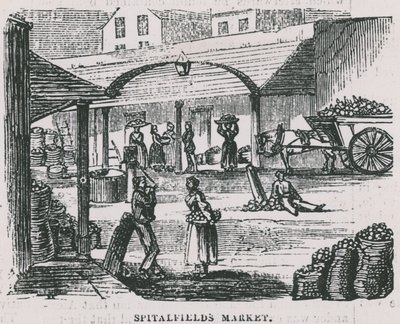 Spitalfields Market, Londen door English School
