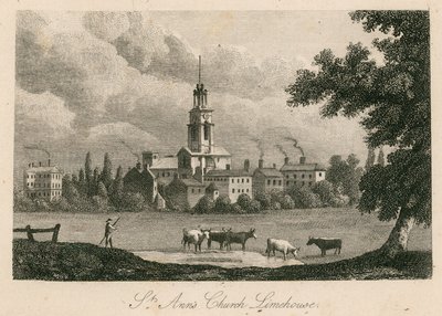 St. Annakerk, Limehouse, Londen door English School