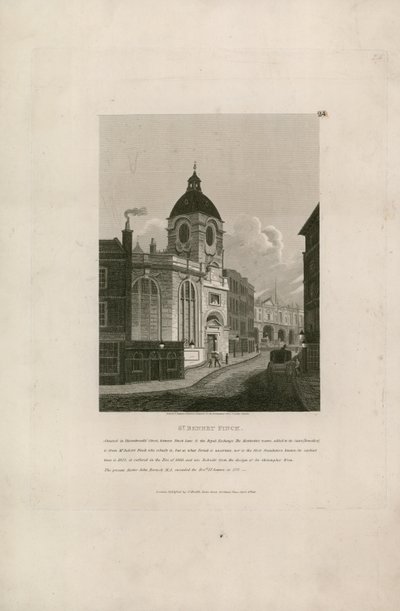 St Bennet Finck, Threadneedle Street, Londen door English School