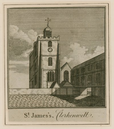 St Jamess Kerk, Clerkenwell door English School
