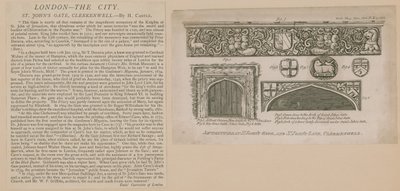 St Johns Poort, Clerkenwell door English School