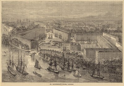 St Katherines Docks, Londen door English School