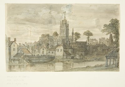 St. Mary Redcliffe-kerk vanaf Redcliffe Back door English School