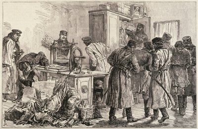 De Politie van Sint-Petersburg ontdekt een Nihilistische Drukpers, uit 