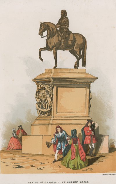 Standbeeld van Karel I door English School