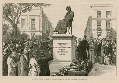 Standbeeld van Thomas Carlyle door English School