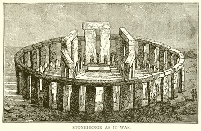 Stonehenge zoals het was door English School