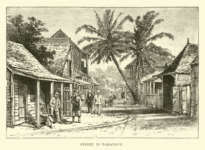Straat in Tamatave door English School