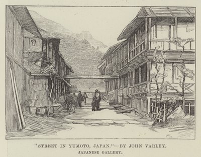 Straat in Yumoto, Japan door English School