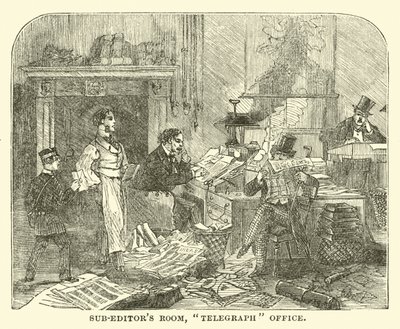 Sub-redactiekamer, Telegraafkantoor door English School