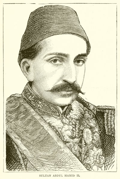 Sultan Abdul Hamid II door English School