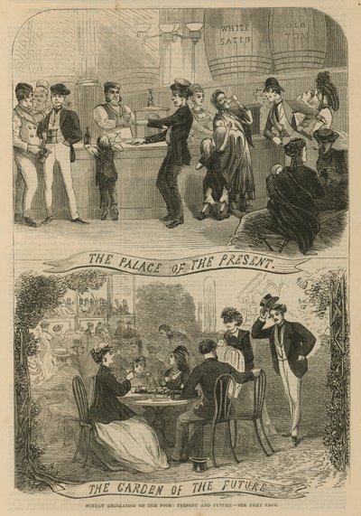 Zondag recreatie van de armen: Het paleis van het heden, de tuin van de toekomst door English School