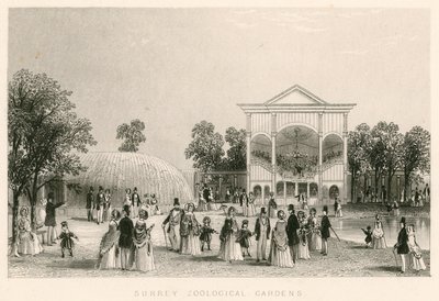 Surrey Zoological Gardens, Kennington, Londen: het nieuwe Orkest door English School