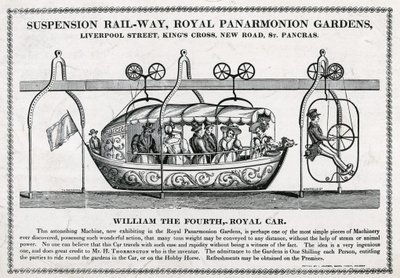 Hangende spoorweg, Royal Panarmonion Gardens door English School