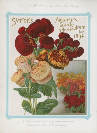Suttons Amateursgids in Tuinbouw voor 1894 door English School