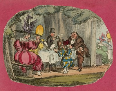 Thee in Vauxhall Gardens door English School