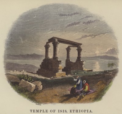 Tempel van Isis, Ethiopië door English School