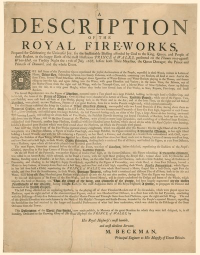 Dankzegging voor de geboorte van James Edward, de Oude Pretendent, geboren 10 juni 1688 door English School