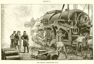 Het 110-tons Armstrong-kanon door English School