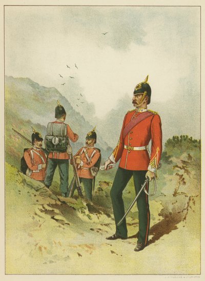 De 15e, East Yorkshire (kleurenlitho) door English School