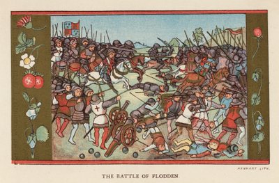 De Slag bij Flodden door English School