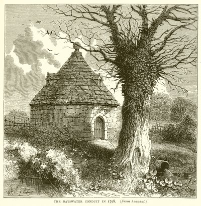 De Bayswater Conduit in 1798 door English School
